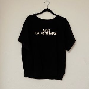 Clare V. Vive la Resistance Sweatshirt